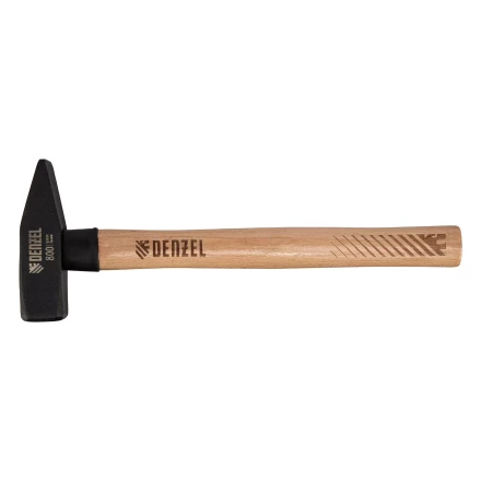Молоток слесарный, Denzel 800 г, кованый квадратный боек, буковая рукоятка 10435 купить в Кургане