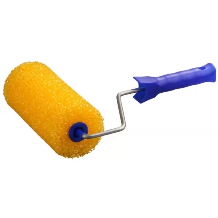 Валик &quot;СТРУКТУРНЫЙ ПОРОЛОН&quot; малярный в сборе, бюгель 6мм, 80x180мм, STAYER Profi 0365-18 купить в Кургане