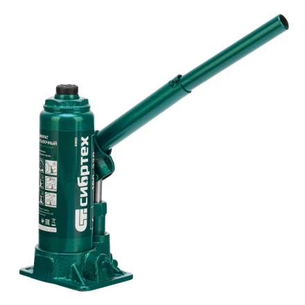 Домкрат гидравлический бутылочный Сибртех 50802, 4 т, 180-320 мм купить в Кургане