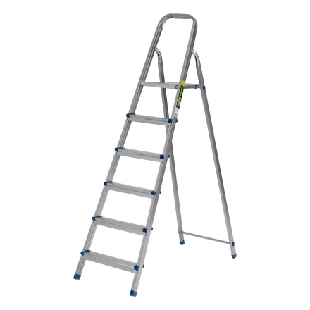 Стремянка Сибртех 97838, 6 ступеней, стальная, оцинкованная купить в Кургане