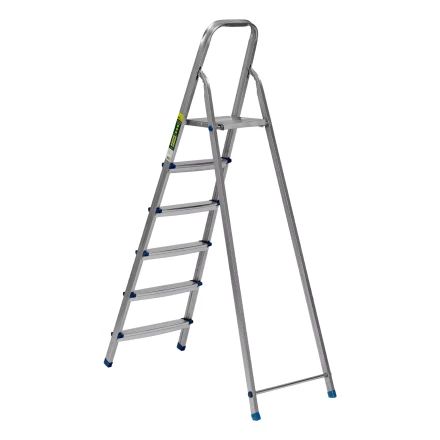 Стремянка Сибртех 97838, 6 ступеней, стальная, оцинкованная купить в Кургане