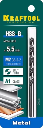 Сверла по металлу HSS-G Оберон 29651-5.5 купить в Кургане