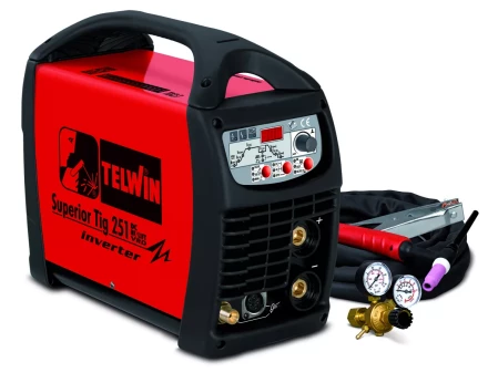 Сварочный аппарат Telwin SUPERIOR TIG 251 DC-HF/LIFT VRD  TIG ACC купить в Кургане
