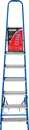 Лестница-стремянка стальная, 7 ступеней, 141 см, MIRAX 38800-07 купить в Кургане