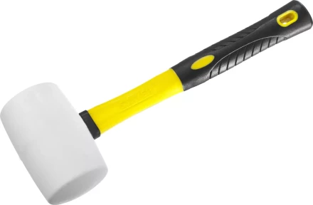 Киянка STAYER &quot;PROFI&quot; резиновая БЕЛАЯ, с фиберглассовой ручкой, 680г 20533-680 купить в Кургане