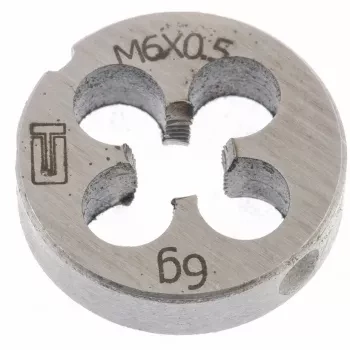 Плашка М6 х 0,5 мм  СИБРТЕХ 77015 купить в Кургане