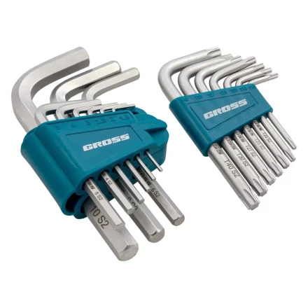 Набор инструментов 115 предметов, 120 зубьев, CrV, 1/4&quot;, 1/2&quot; Gross 14152 купить в Кургане