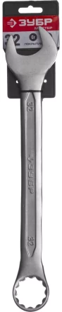 Ключ ЗУБР &quot;МАСТЕР&quot; гаечный комбинированный, Cr-V сталь, хромированный, 32мм 27087-32 купить в Кургане