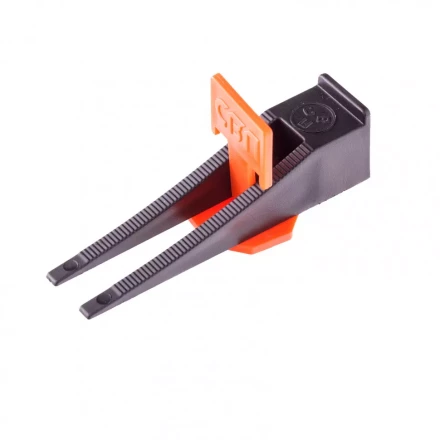 Система выравнивания плитки СВП - комплект: зажим + клин 250/250 шт Сибртех 88075 купить в Кургане