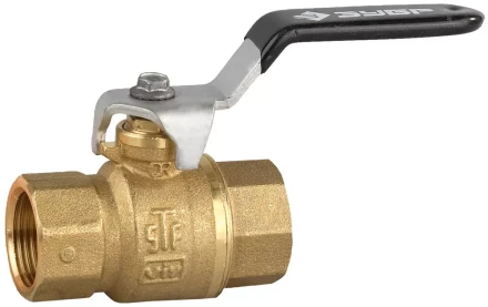 Кран шаровой ЗУБР полнопроходной &quot;мама-мама&quot;, ручка, латунь DZR, 3/4&quot; 4-51320-L-3/4 купить в Кургане