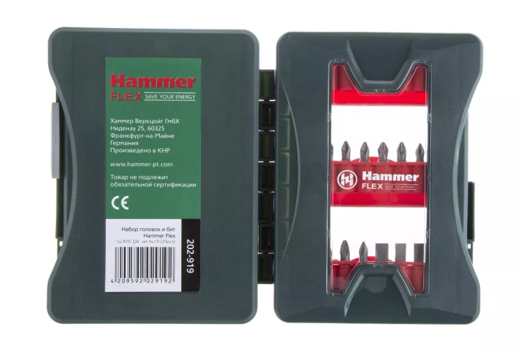 Набор бит HAMMER DR набор No19 29шт. купить в Кургане