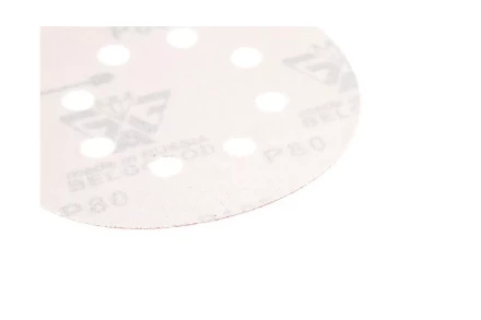 Круг шлиф. самосцепляющийся HAMMER 125мм P80 8отв. купить в Кургане