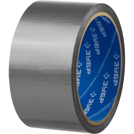 Армированная лента, ЗУБР &quot;ПРОФЕССИОНАЛ&quot; 12090-50-10, универсальная, влагостойкая, 48мм х 10м, серебристая 12090-50-10 купить в Кургане