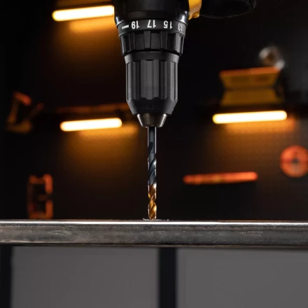 Сверло по металлу Denzel, 6 мм, HSS-Tin, Golden Tip, 10 шт. 717215 купить в Кургане