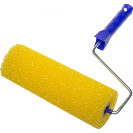 Валик &quot;СТРУКТУРНЫЙ ПОРОЛОН&quot; малярный в сборе, бюгель 6мм, 80x240мм, STAYER Profi 0365-24 купить в Кургане