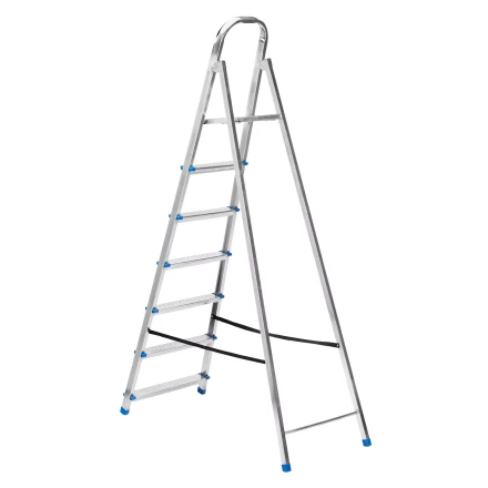 Стремянка Сибртех 97839, 7 ступеней, стальная, оцинкованная купить в Кургане