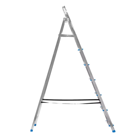 Стремянка Сибртех 97839, 7 ступеней, стальная, оцинкованная купить в Кургане