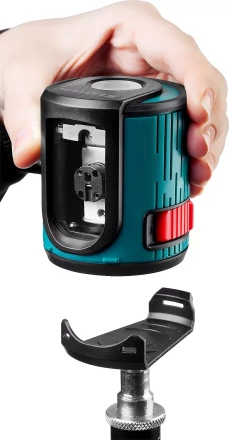 Нивелир лазерный линейный CL 20, сверхъяркий, KRAFTOOL 34700, двухлучевой, 20м, IP54, точн. 0,2 мм/м 34700 купить в Кургане