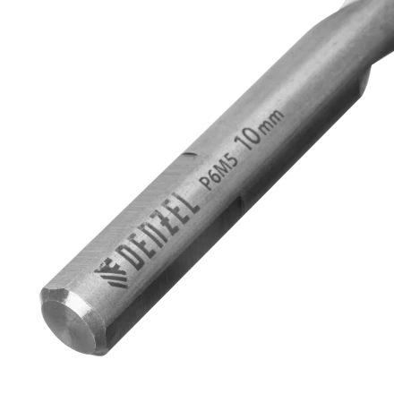 Набор сверл по металлу Denzel 723001, 1-10 мм, Р6М5-TiN, Golden Tip, 10 шт купить в Кургане