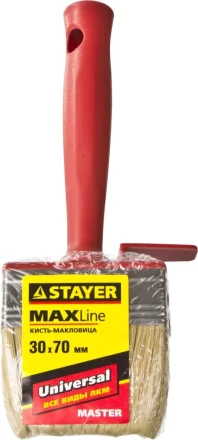 Макловица STAYER &quot;MASTER&quot; UNIVERSAL, светлая щетина, пластмассовый корпус, 3х7см 01824-07 купить в Кургане