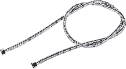 Подводка гибкая ЗУБР для воды, оплетка из нержавеющей стали, г/г 1/2&quot; - 1,8м 51005-G/G-180 купить в Кургане
