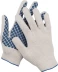 Перчатки трикотажные DEXX, 7 класс, х/б, обливная ладонь 114001 купить в Кургане