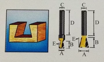 Фреза "ласточкин хвост" , Makita D-10920 купить в Кургане