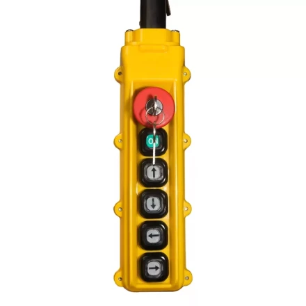 Пульт управления для талей CD (4 кнопки + пуск + аварийный бутон 380в) 1001742 купить в Кургане