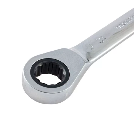 Ключ накидной трещоточный, 10 х 12 мм, CrV, зеркальный хром Matrix 14498 купить в Кургане