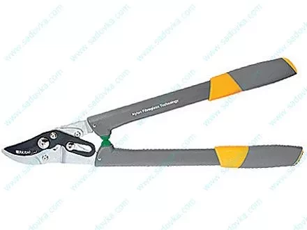 Сучкорез с прямым резом 550 мм 2-рычажный мех.  SK-5 лезвие нейлоновые рукоятки  PALISAD LUXE 60586 купить в Кургане