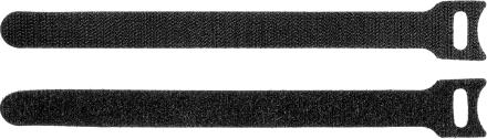 Кабельные стяжки-липучки черные ВЕЛЬКРО нейлоновые серия ПРОФЕССИОНАЛ купить в Кургане