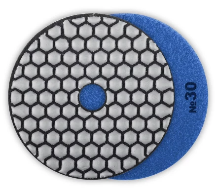 ЗУБР 100 мм, №30, сухое шлифование, алмазный гибкий шлифовальный круг АГШК, Профессионал (29868-030) купить в Кургане