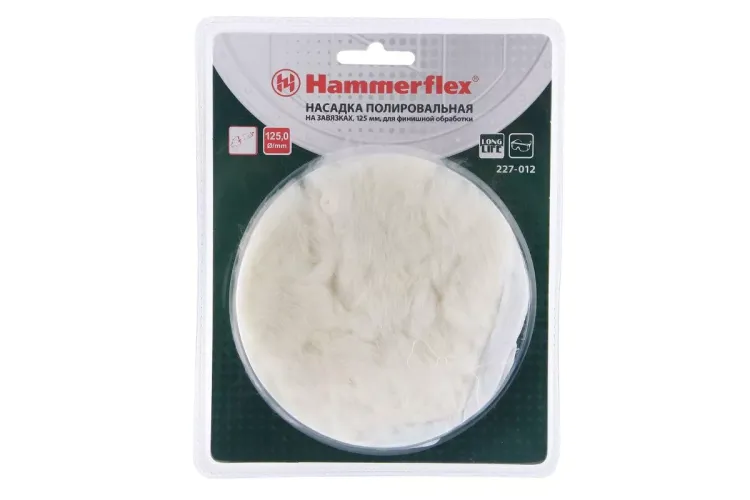 Круг полировальный HAMMER 125 мм (227-012) 1 шт. купить в Кургане