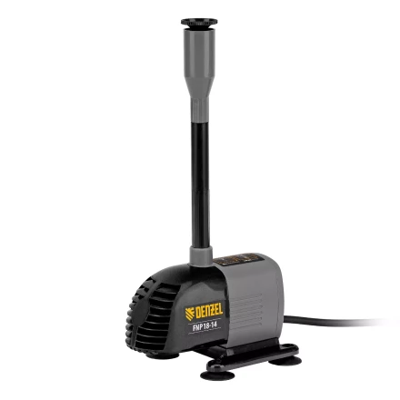 Насос фонтанный FNP18-14, 18 Вт, подъем 1,4 м, 750 л/ч, колокольчик/каскад Denzel 99030 купить в Кургане
