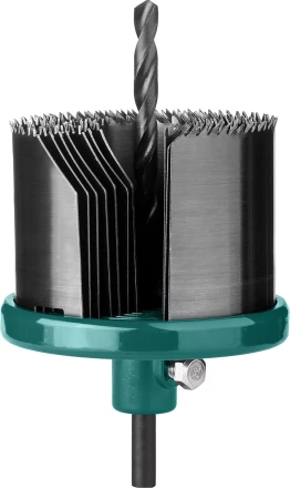 Пила сегментная наборная KRAFTOOL по дереву, 7 полотен: 25-32-38-45-50-56-62х42 мм 29580-H7-42 купить в Кургане