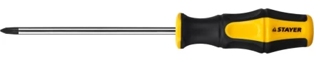 Отвертка STAYER &quot;MASTER&quot; &quot;HERCULES&quot;, Сr-V, противоскользящая рукоятка, PH1x150мм 25052-1-15_z02 купить в Кургане