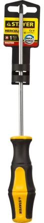 Отвертка STAYER &quot;MASTER&quot; &quot;HERCULES&quot;, Сr-V, противоскользящая рукоятка, PH1x150мм 25052-1-15_z02 купить в Кургане
