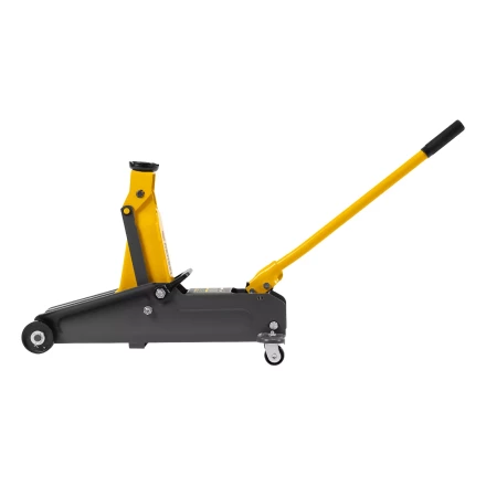 Домкрат гидравлический подкатной Denzel 51231, 2 т, 135-385 мм, в пласт. кейсе купить в Кургане