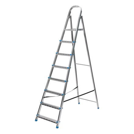 Стремянка, 8 ступеней Сибртех 97840, стальная, оцинкованная купить в Кургане