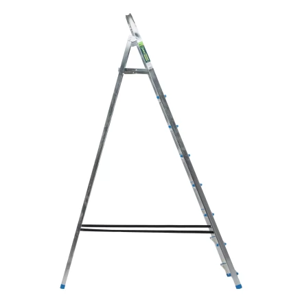 Стремянка, 8 ступеней Сибртех 97840, стальная, оцинкованная купить в Кургане