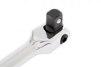 Вороток однорычажный 380 мм с квадратом 1/2&quot; на шарнире CrV хромированный MATRIX MASTER 14066 купить в Кургане