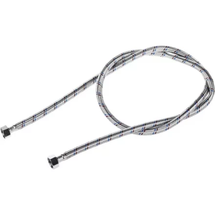 Подводка гибкая ЗУБР для воды, оплетка из нержавеющей стали, г/г 1/2&quot; - 1,5м 51005-G/G-150 купить в Кургане