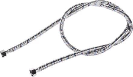 Подводка гибкая ЗУБР для воды, оплетка из нержавеющей стали, г/г 1/2&quot; - 1,5м 51005-G/G-150 купить в Кургане