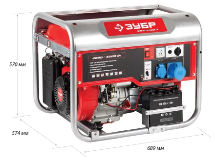 Генератор бензиновый ЗЭСБ-4500-Э серия МАСТЕР купить в Кургане