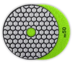 ЗУБР 100 мм, №50, сухое шлифование, алмазный гибкий шлифовальный круг АГШК, Профессионал (29868-050)