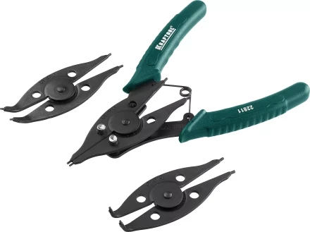 Съемник стопорных колец KRAFTOOL, внешний/внутренний, 12-в-1 22811 купить в Кургане