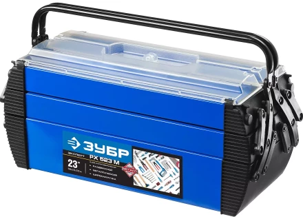 Ящик ЗУБР &quot;ДОКА&quot; металлический для инструмента, 23&quot; 38163-23 купить в Кургане