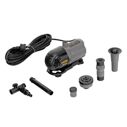 Насос фонтанный FNP31-24, 31 Вт, подъем 2,4 м, 1500 л/ч, колокольчик/2 каскада/гейзер Denzel 99031 купить в Кургане