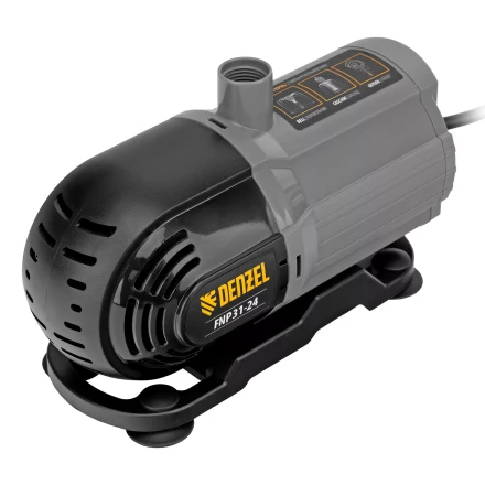 Насос фонтанный FNP31-24, 31 Вт, подъем 2,4 м, 1500 л/ч, колокольчик/2 каскада/гейзер Denzel 99031 купить в Кургане