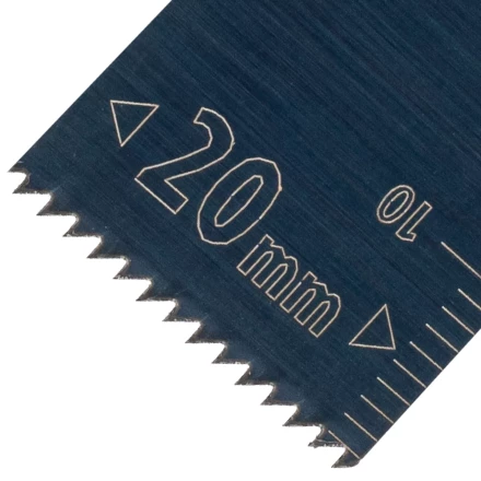 Насадка для МФИ режущая пазовая прямая, HCS, по дереву, 20 х 1.4 мм, мелкий зуб Denzel 782309 купить в Кургане